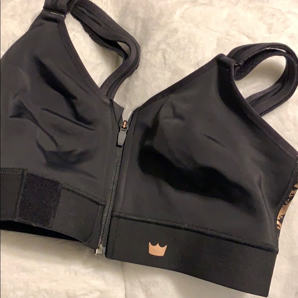 Shefit Flex Sports Bra Black Rose Gold